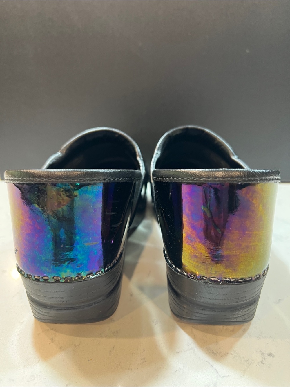 Dansko XP 2.0 Women's Rainbow Fleck Patent Leather Clog U.S. 9.5 EU Size 40 - Picture 8 of 16